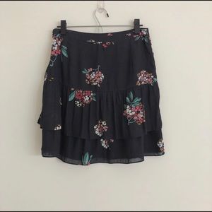 Loft floral skirt